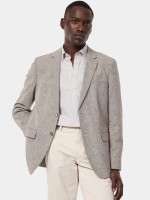 Blazer em linho e algodo regular fit