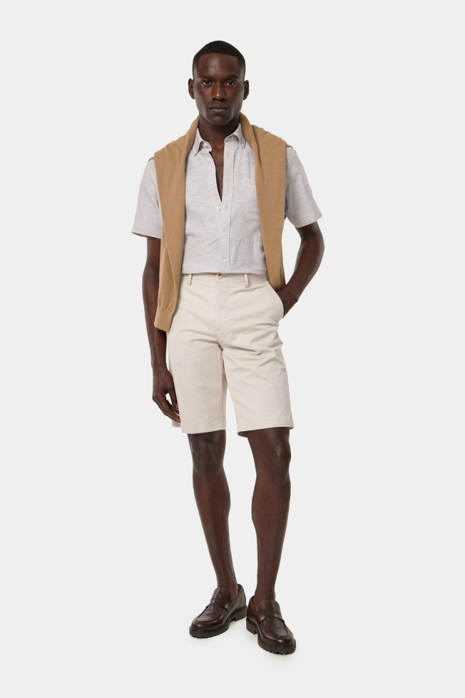 Pantalones cortos chinos regular fit Pantalones cortos chinos regular fit