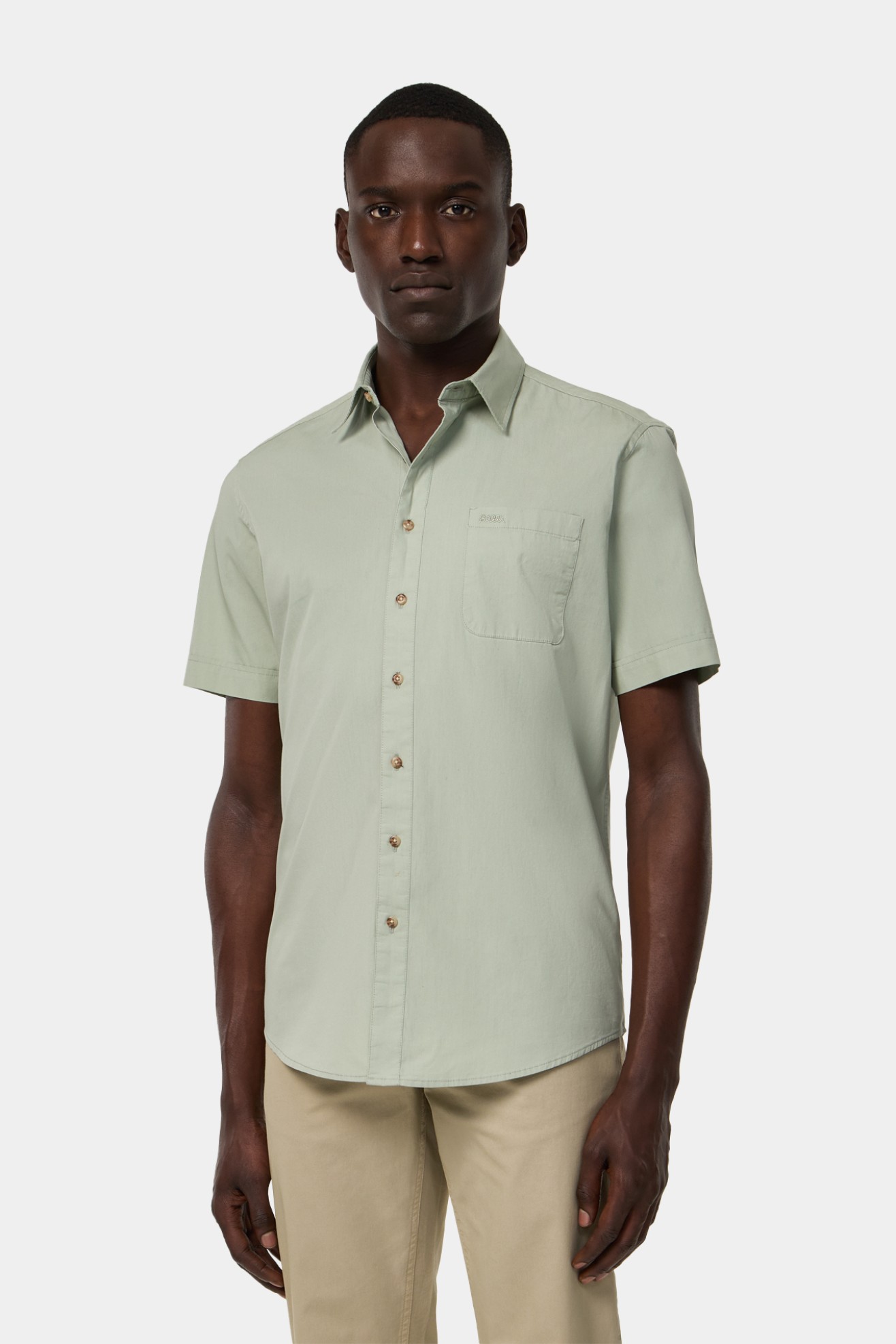 Camisa manga curta regular fit