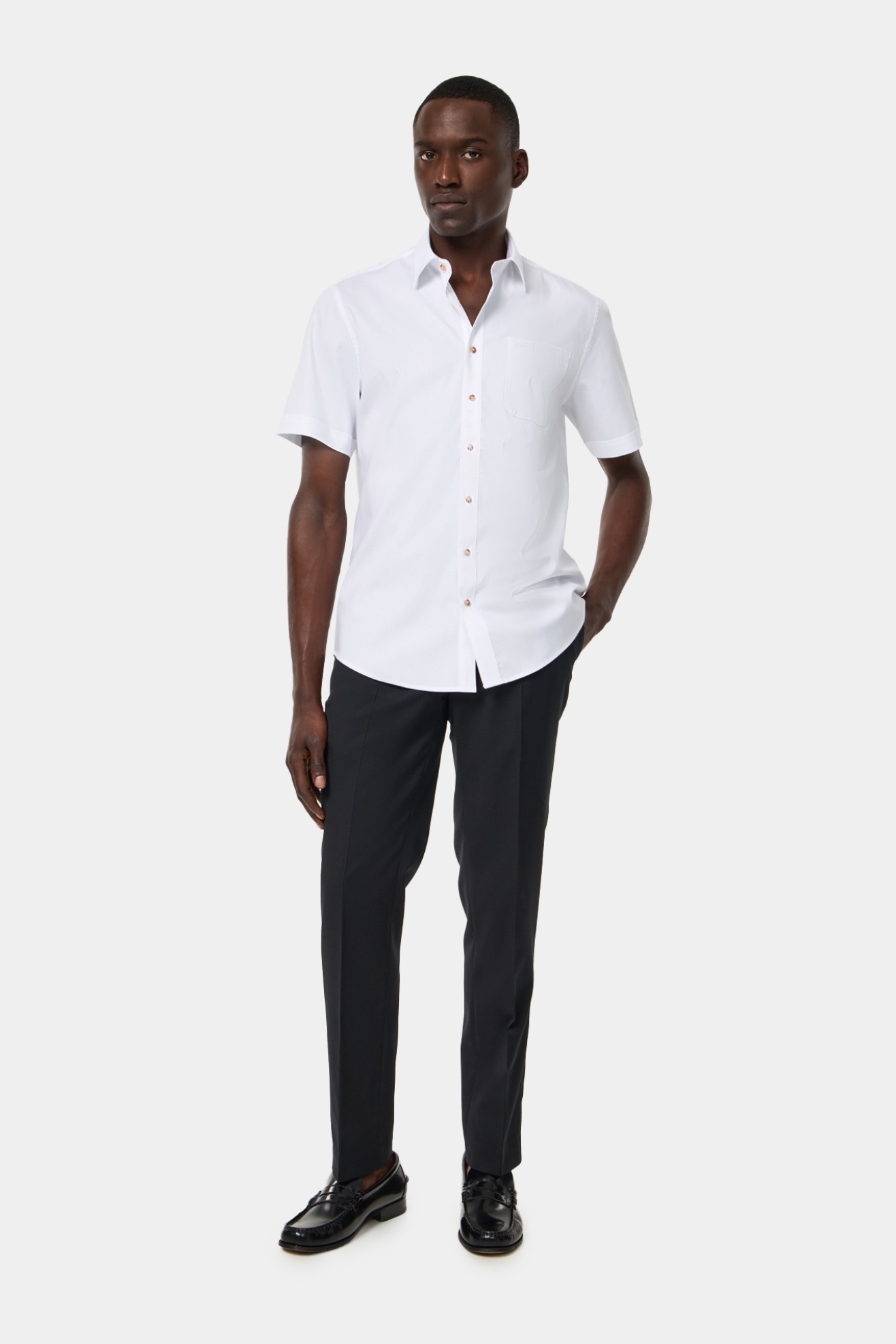 Camisa manga curta regular fit