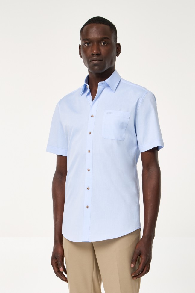 Camisa manga curta regular fit