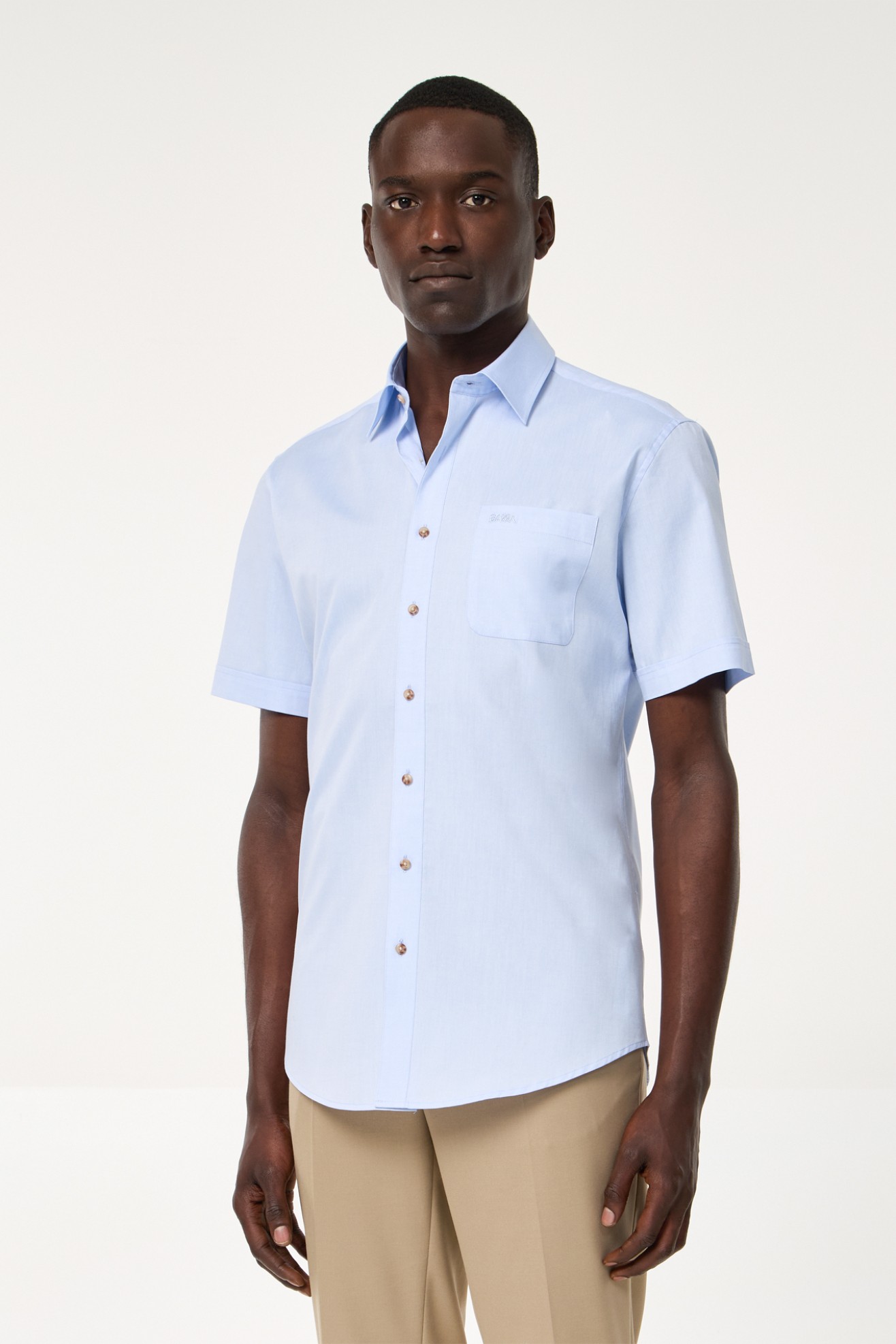 Camisa manga curta regular fit