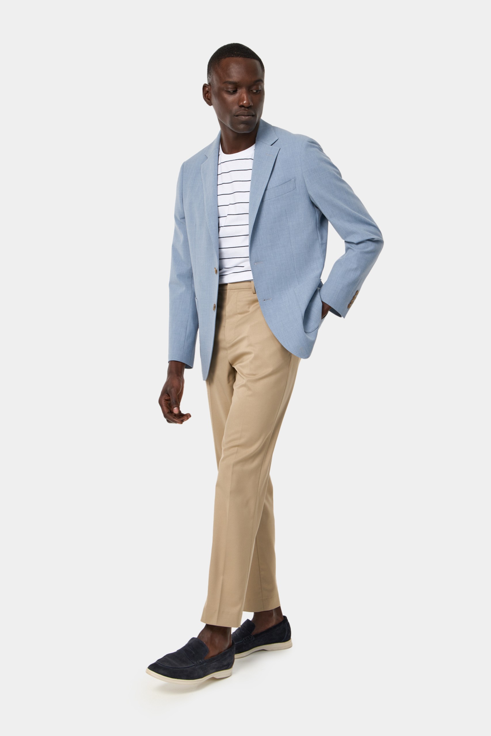 Blazer slim fit clásico