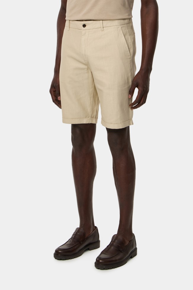 Cales bermuda em algodo regular fit