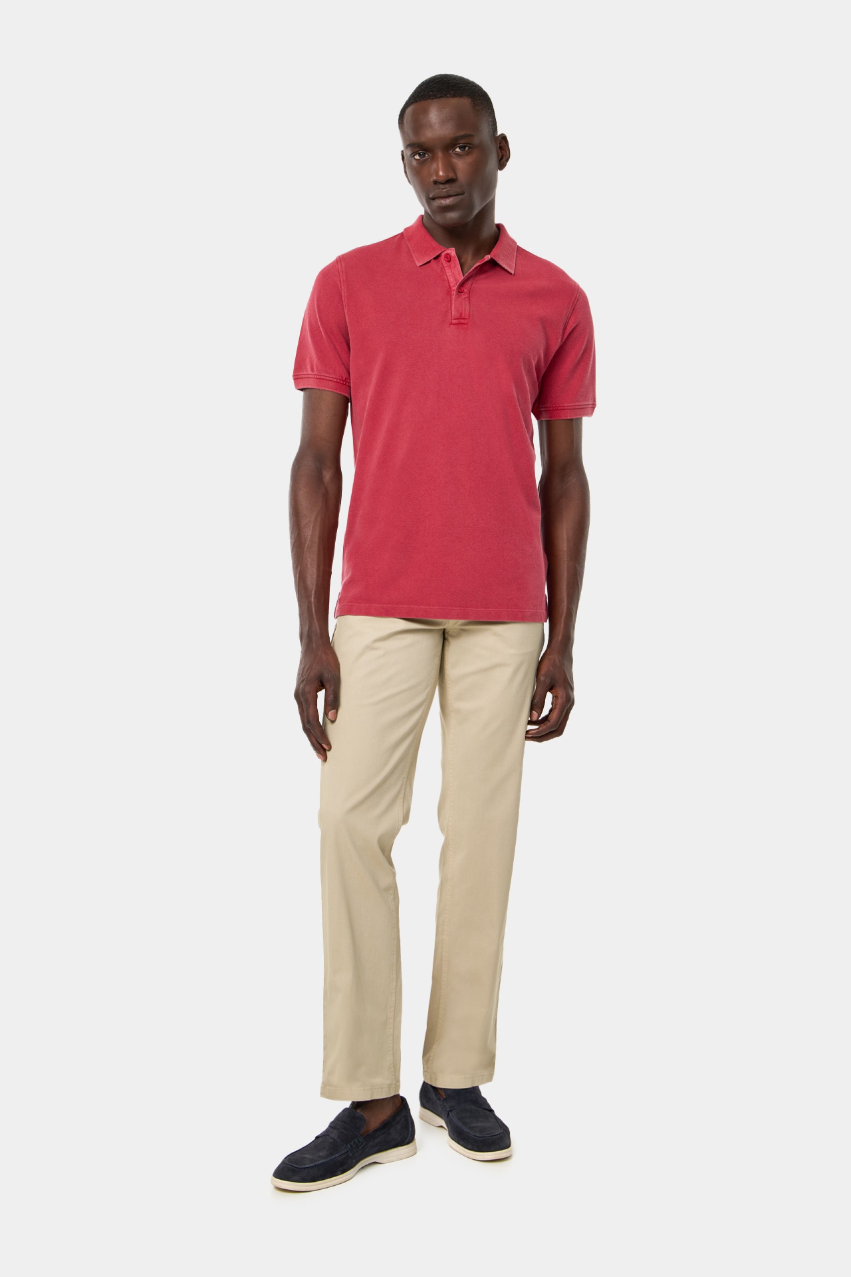 Polo garment dye regular fit