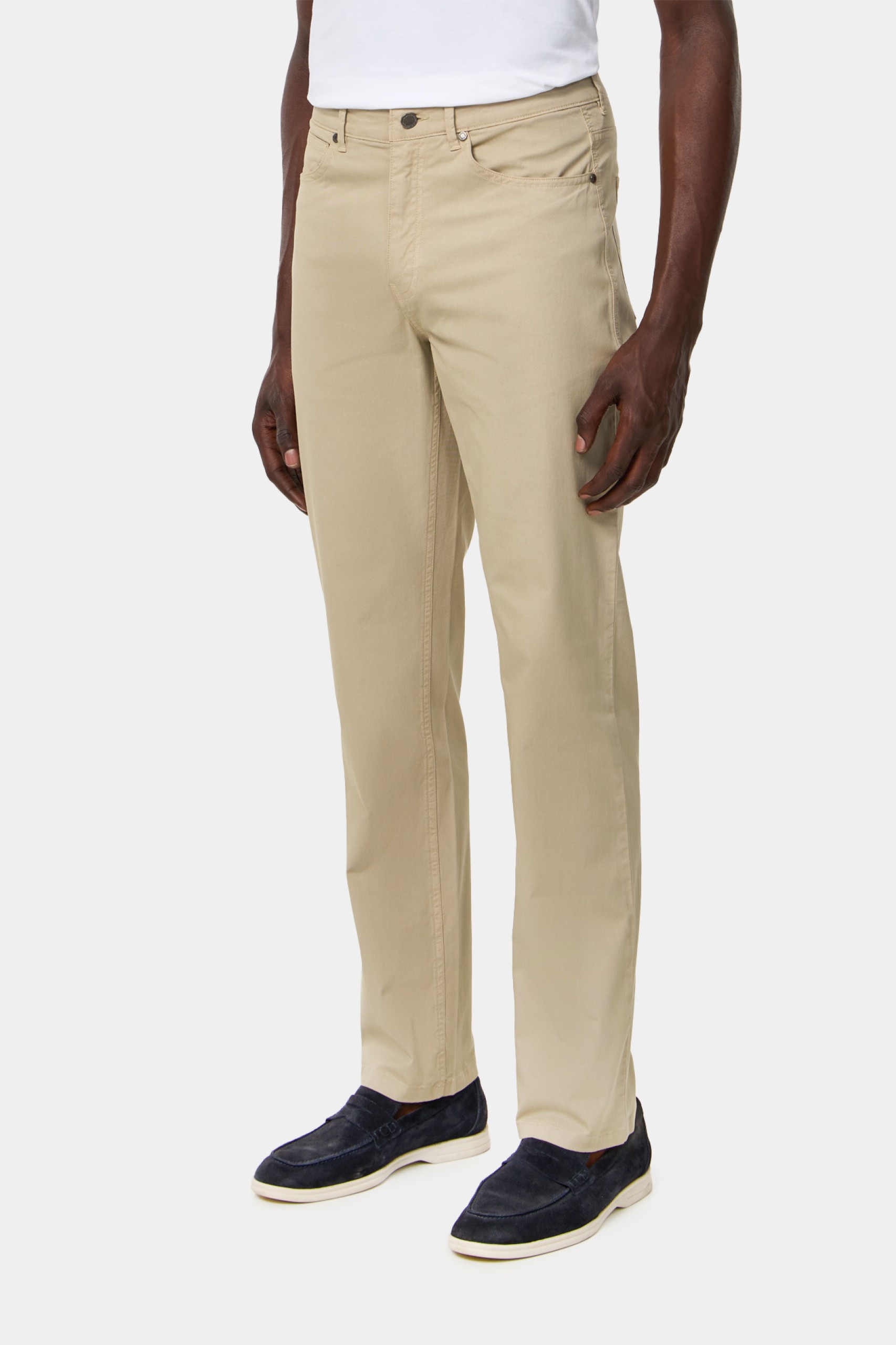 Pantalón de sarga regular fit