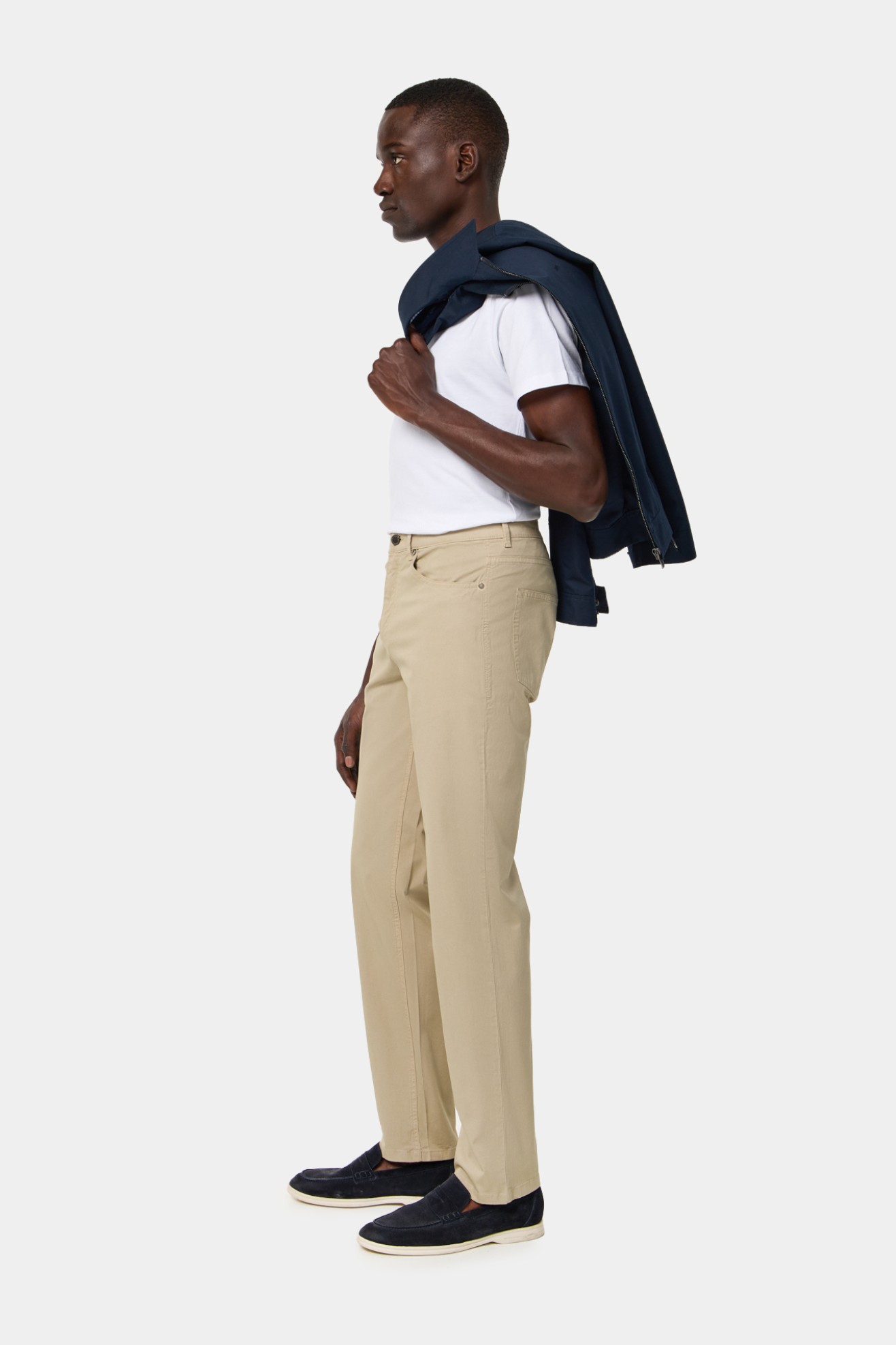 Pantalón de sarga regular fit