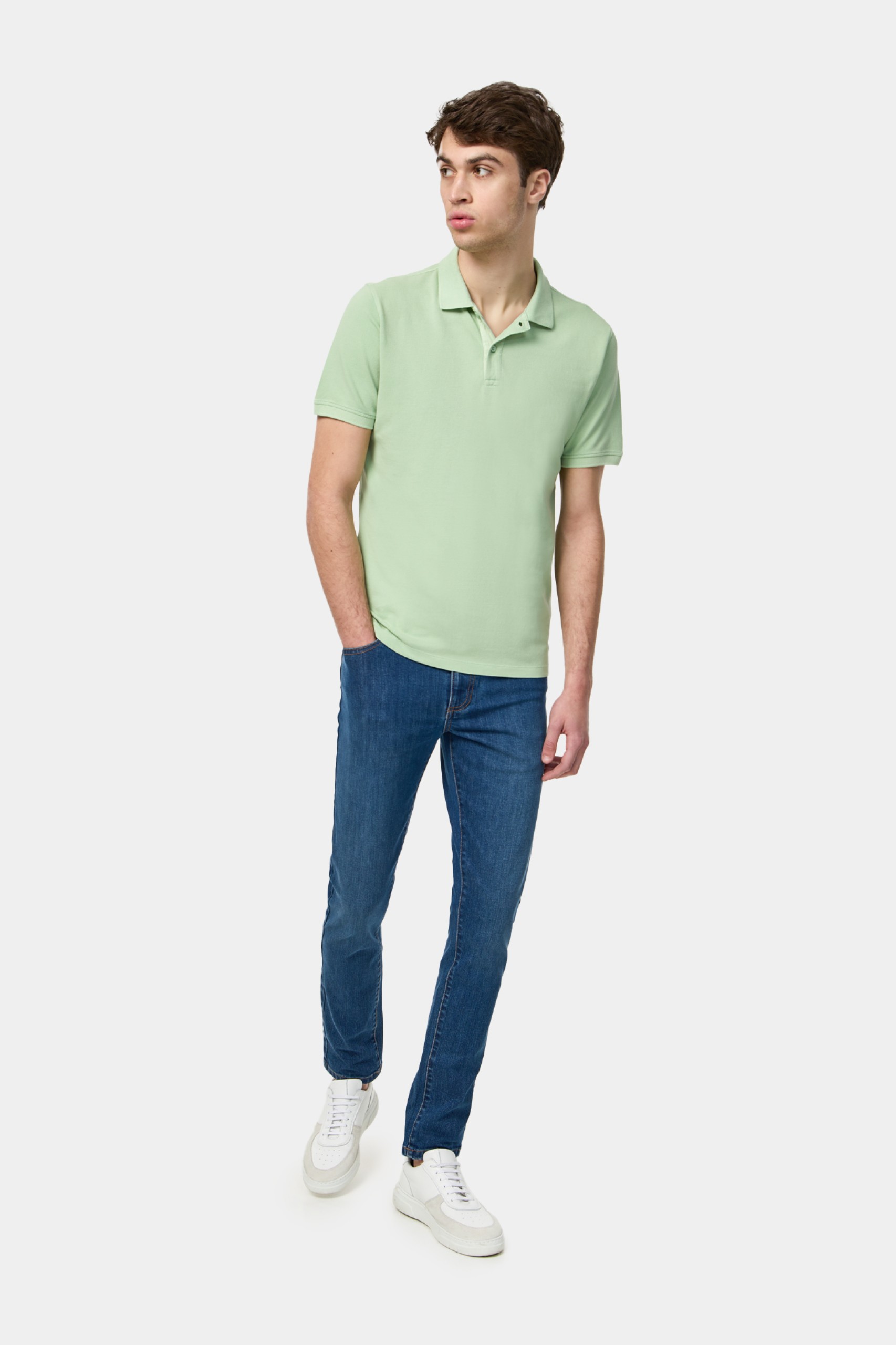 Polo garment dye regular fit