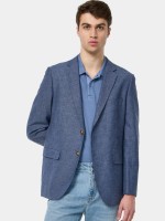 Blazer em linho e algodo regular fit