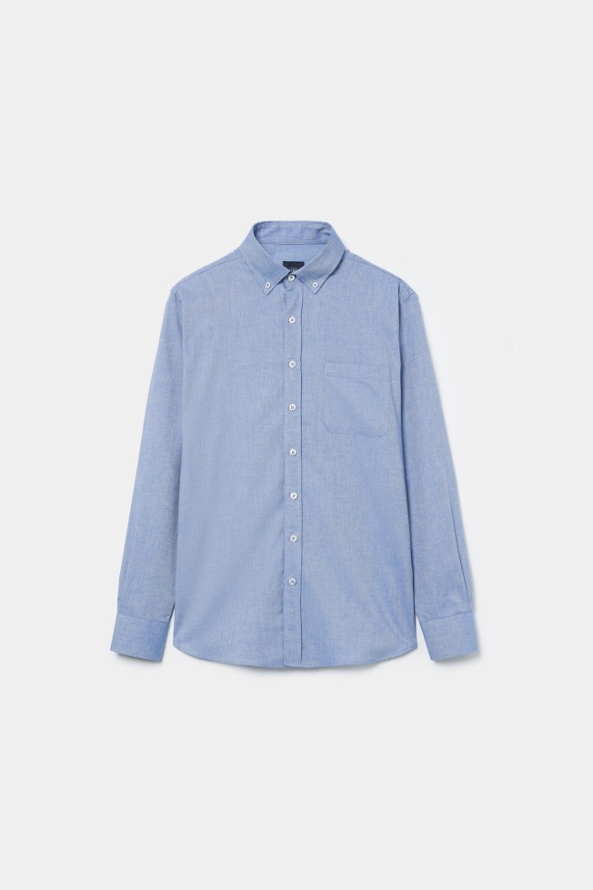 Camisa de algodón regular fit Camisa de algodón regular fit