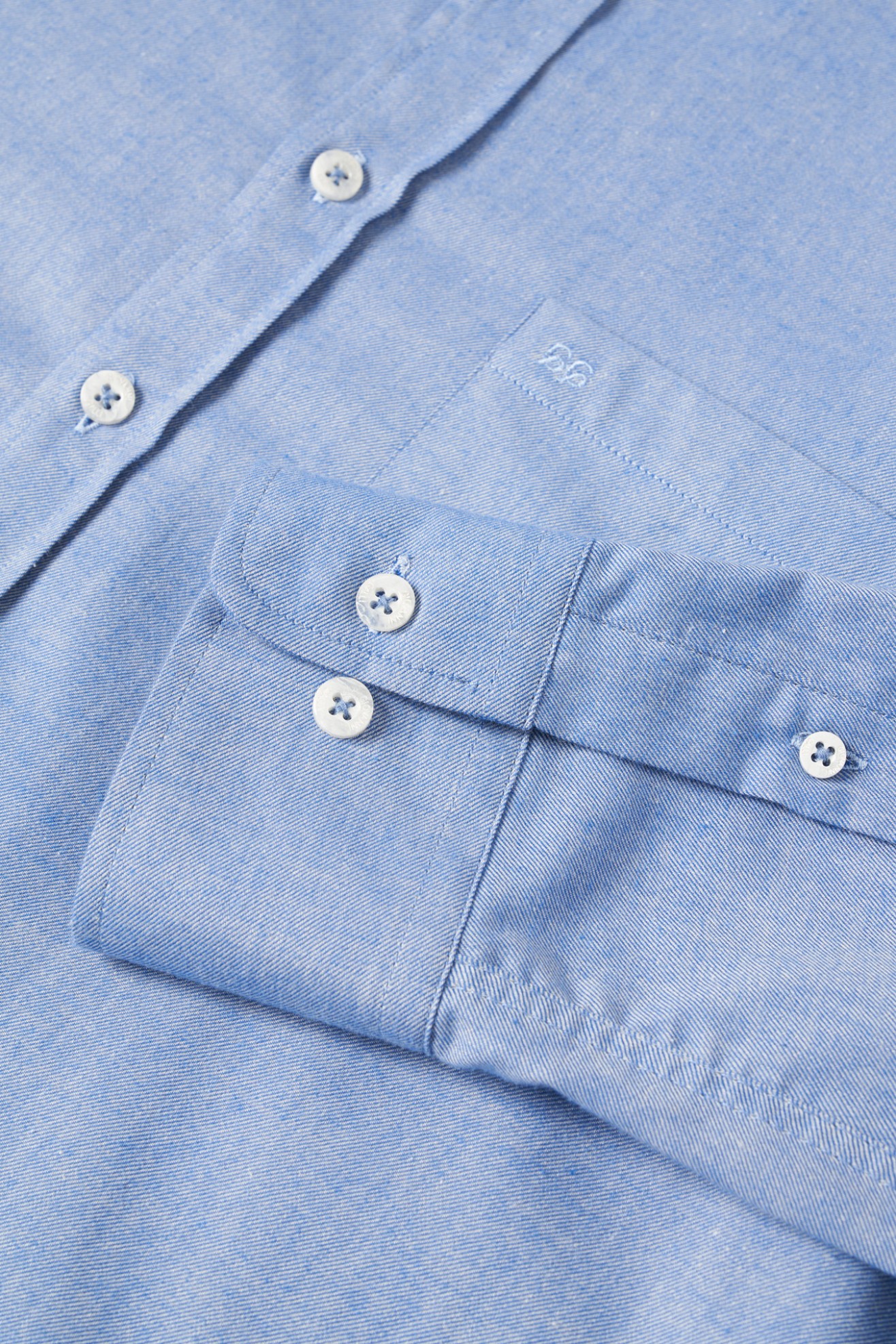 Camisa regular fit em algodo