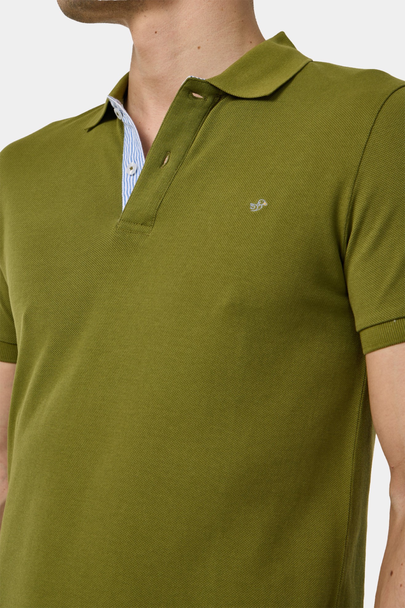 Polo piqu manga curta