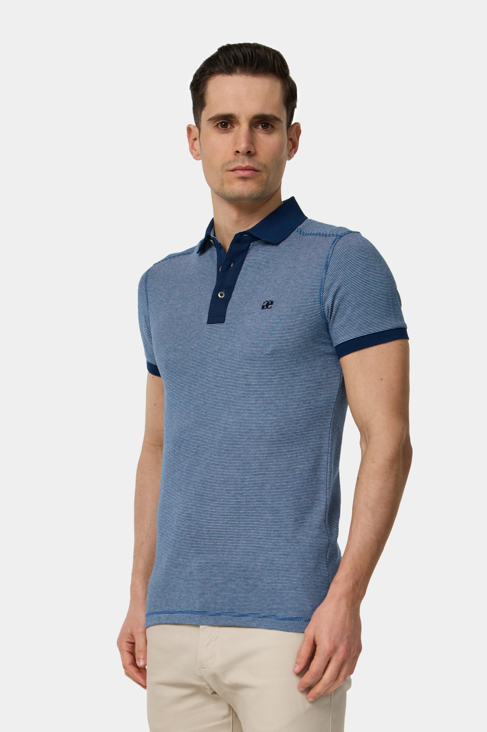 Polo jersey a rayas