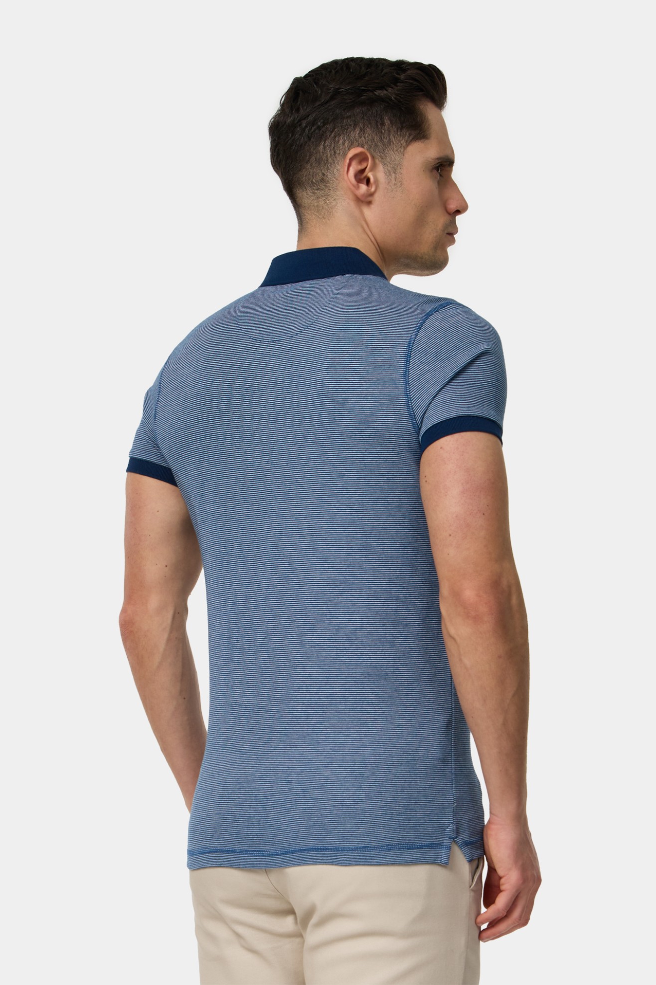 Polo jersey a rayas
