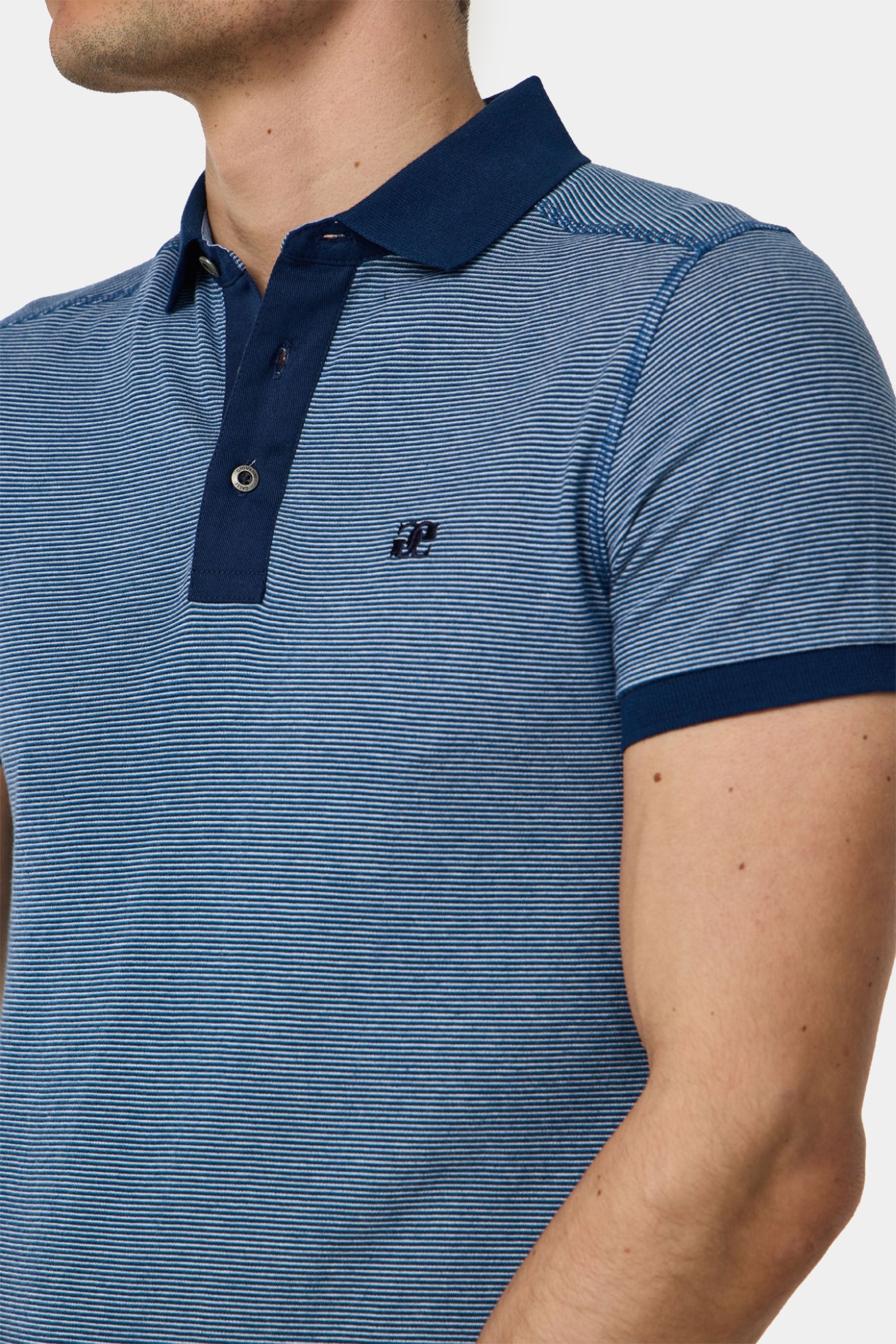 Polo jersey a rayas
