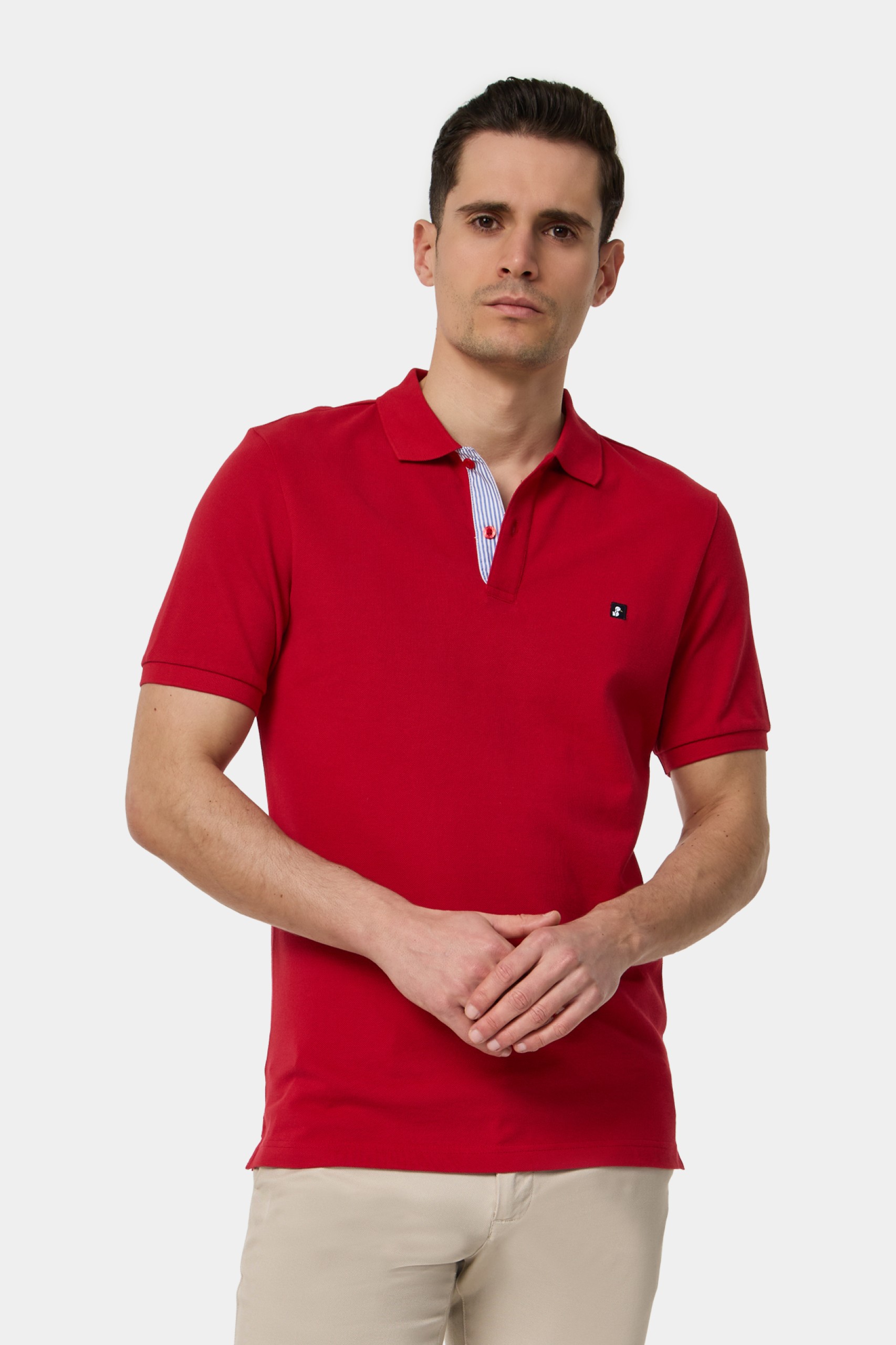 Polo Piqué Media Manga