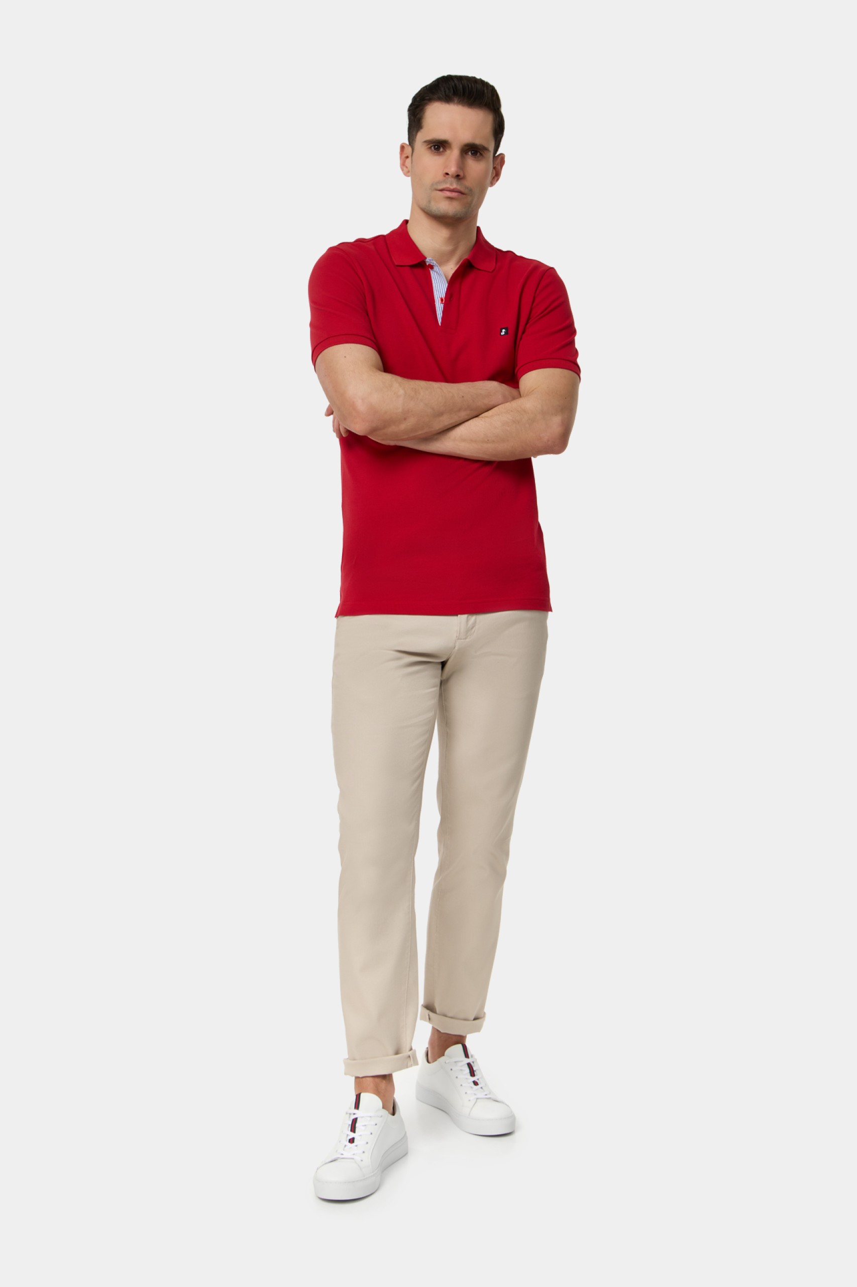 Polo Piqué Media Manga