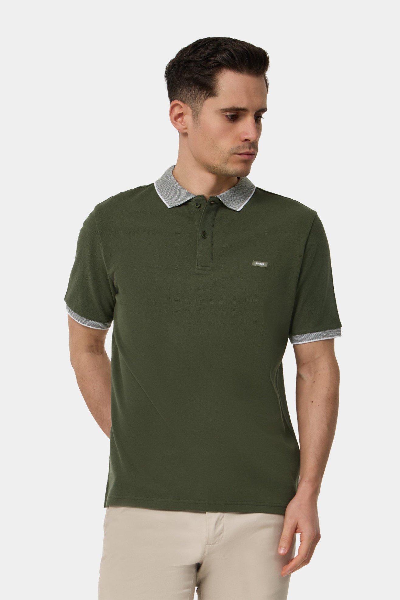 Polo de piqu de manga corta 