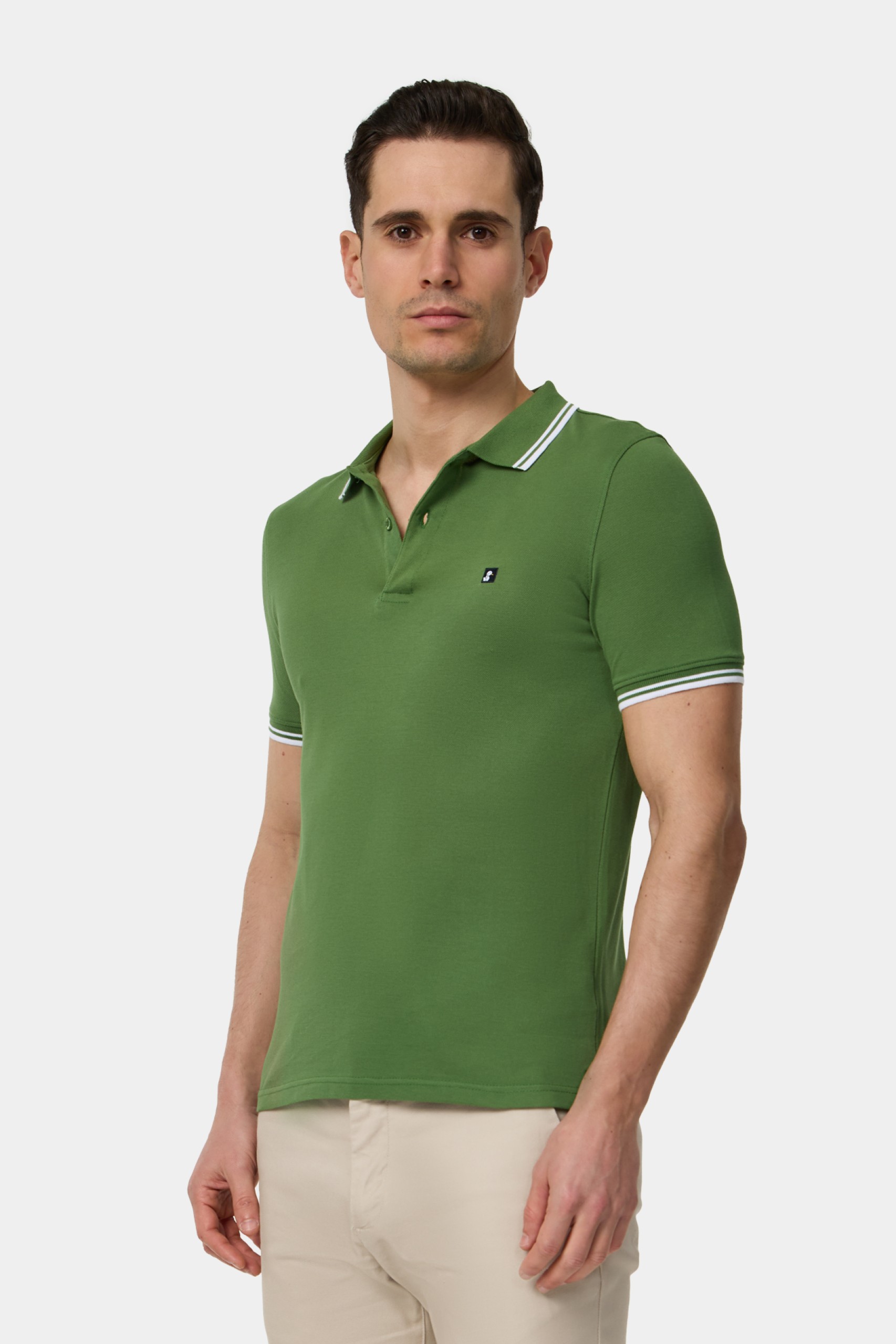 Polo de piqué de manga corta