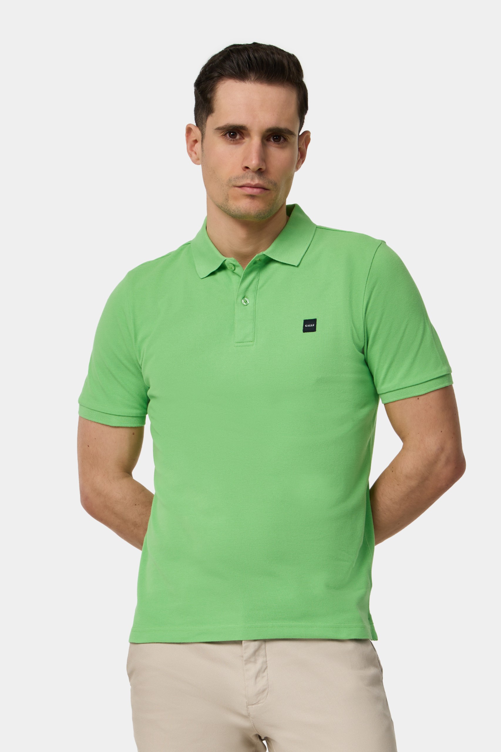 Polo Piqué Media Manga