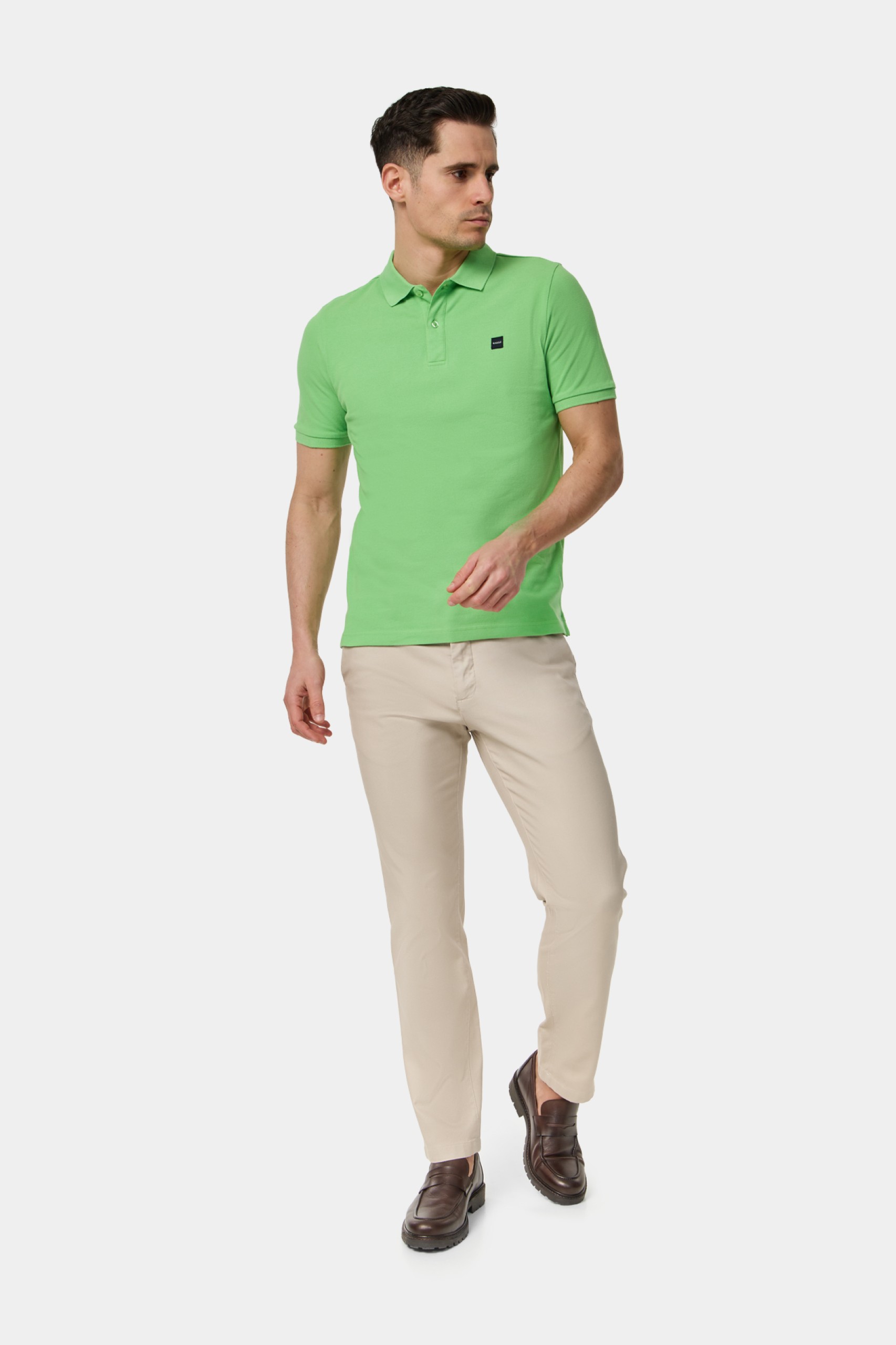 Polo Piqué Media Manga