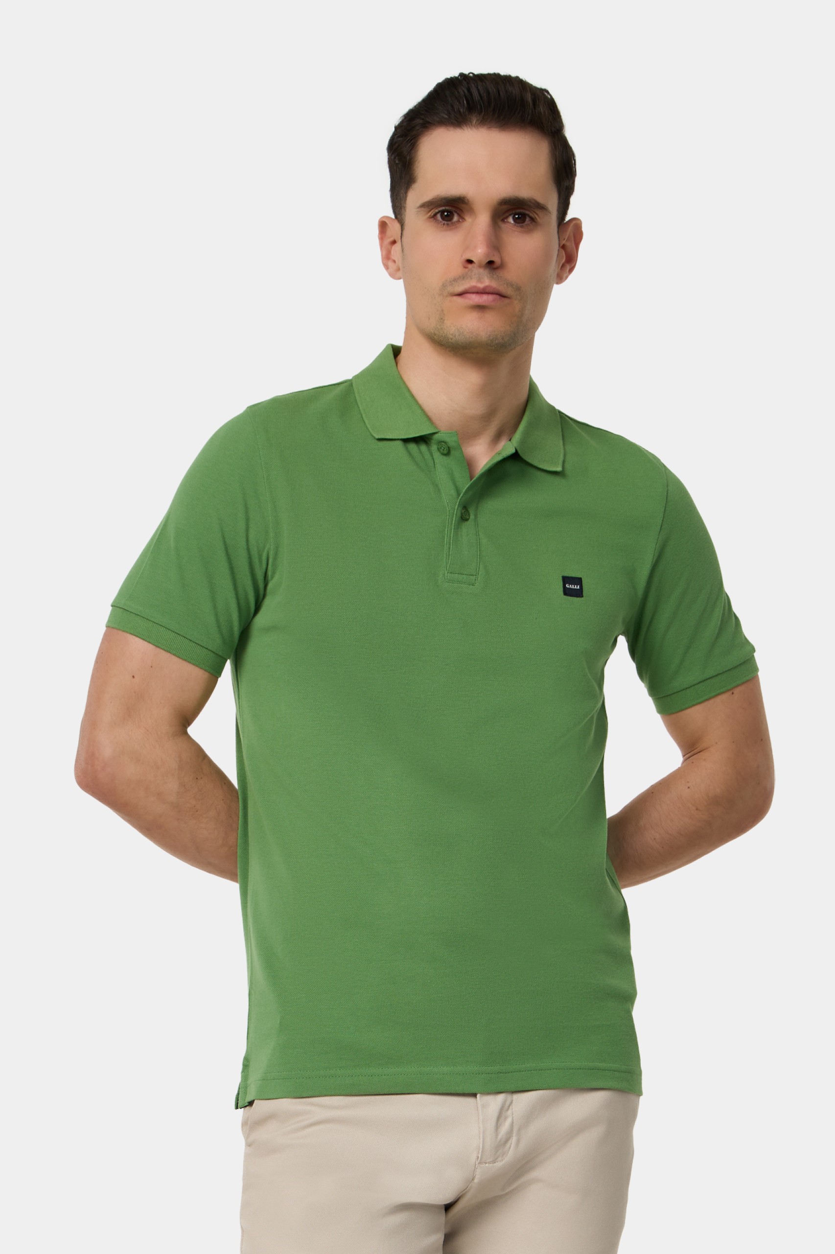 Polo Piqué Media Manga