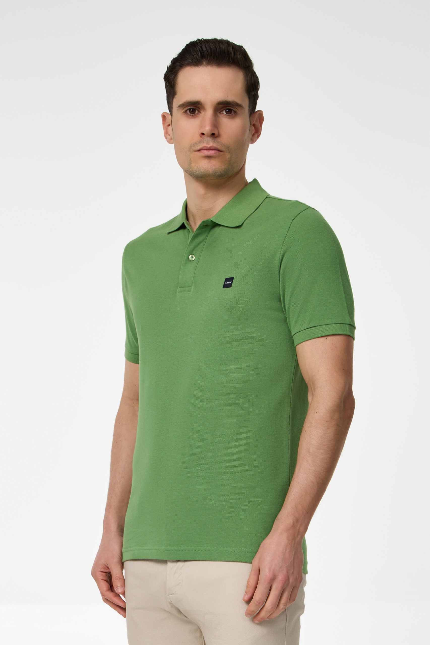 Polo Piqué Media Manga