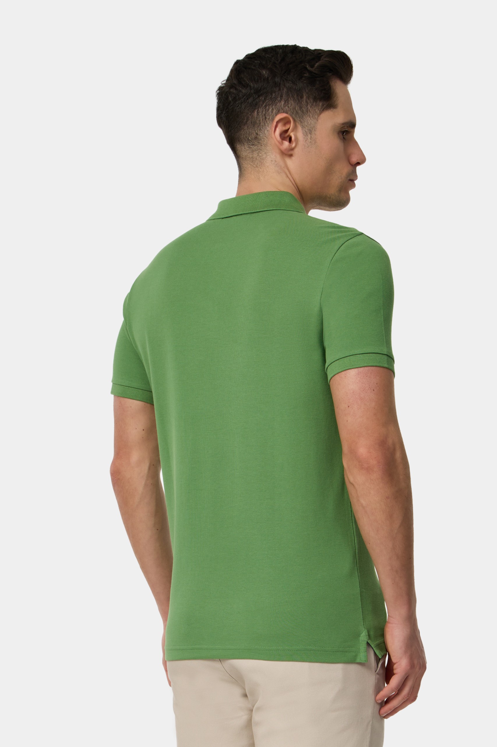 Polo Piqué Media Manga