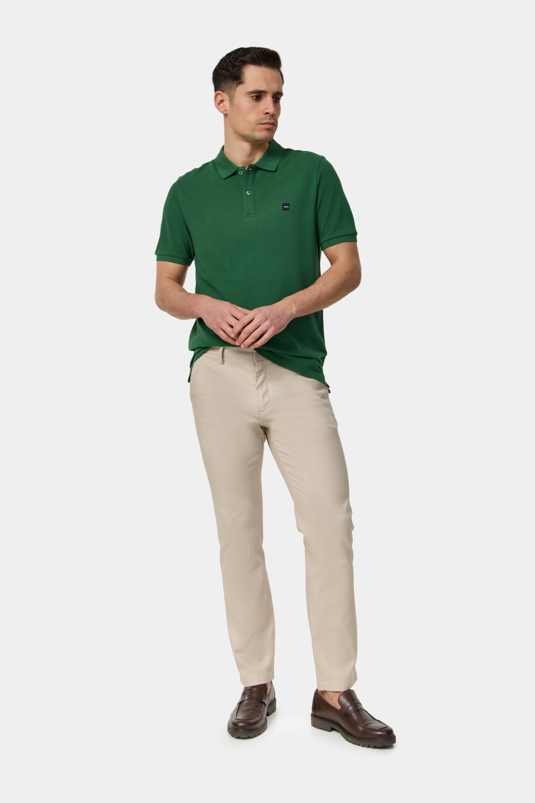 Polo Piqué Media Manga