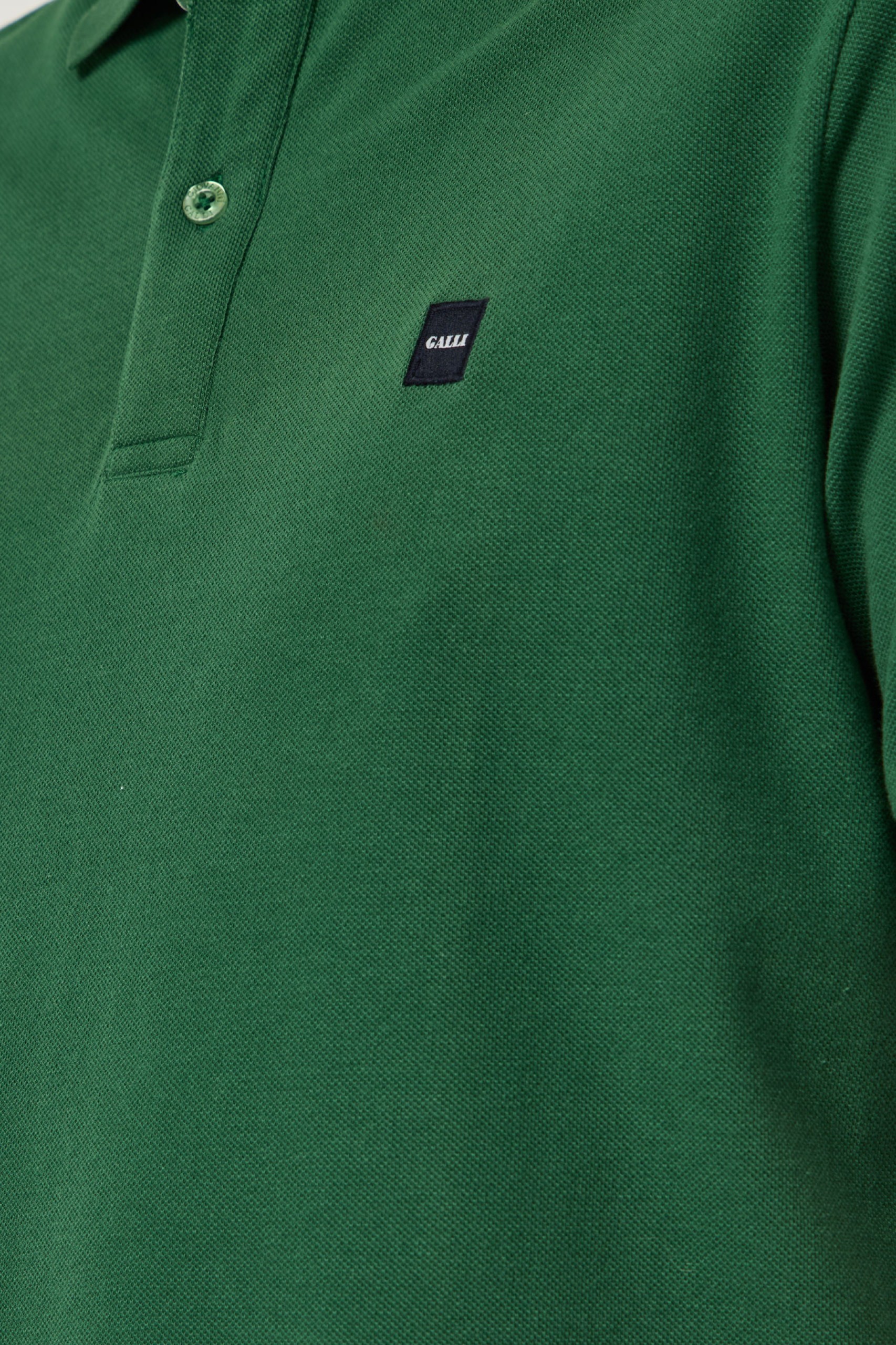 Polo Piqué Media Manga