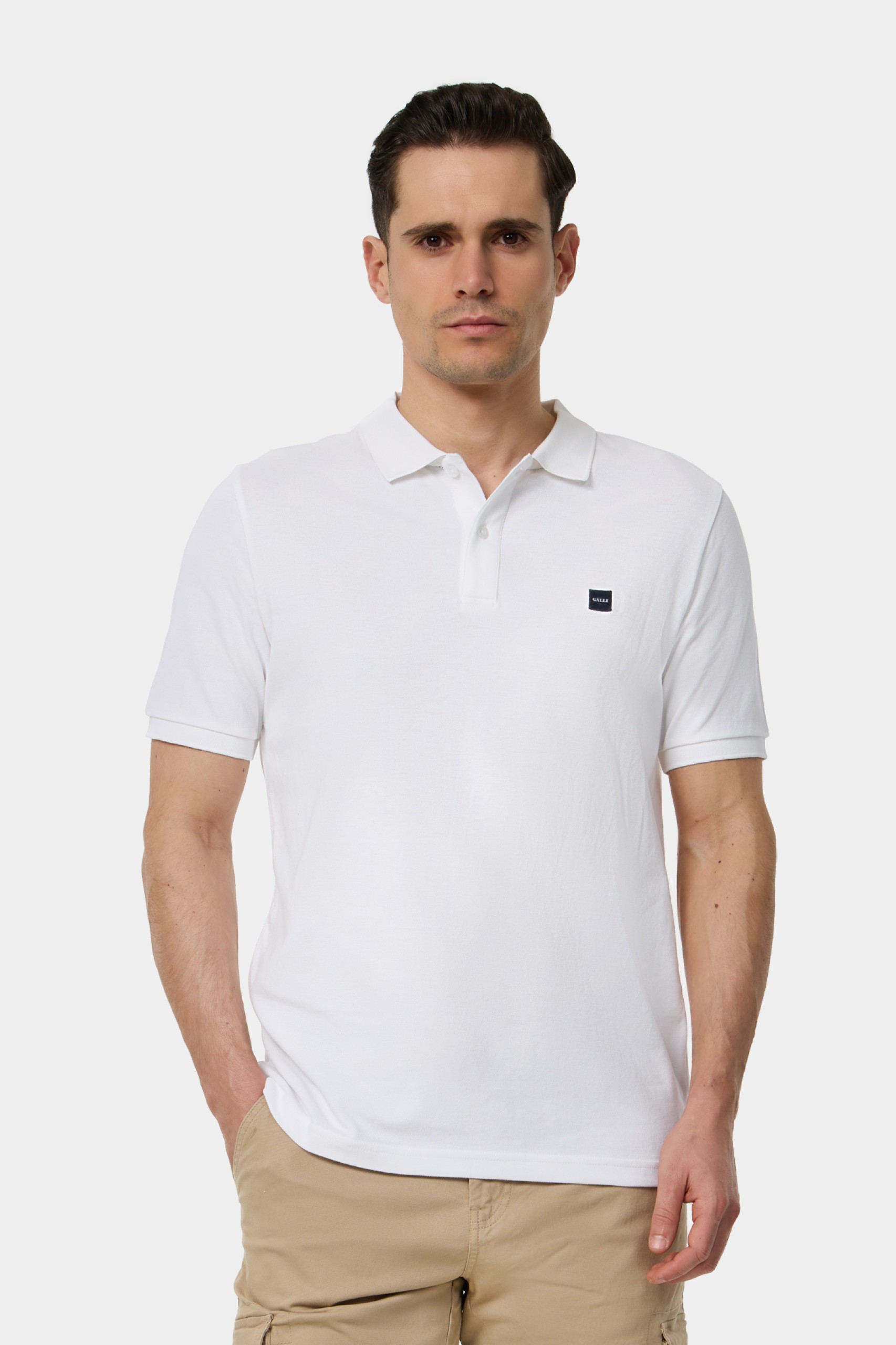 Polo Piqué Media Manga