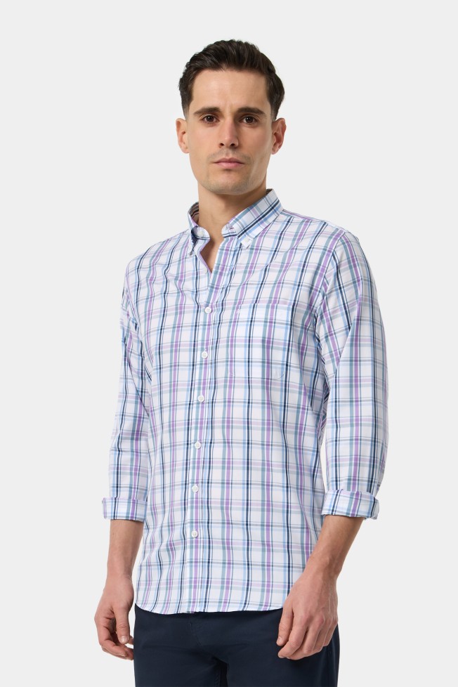 Camisa xadrez regular fit