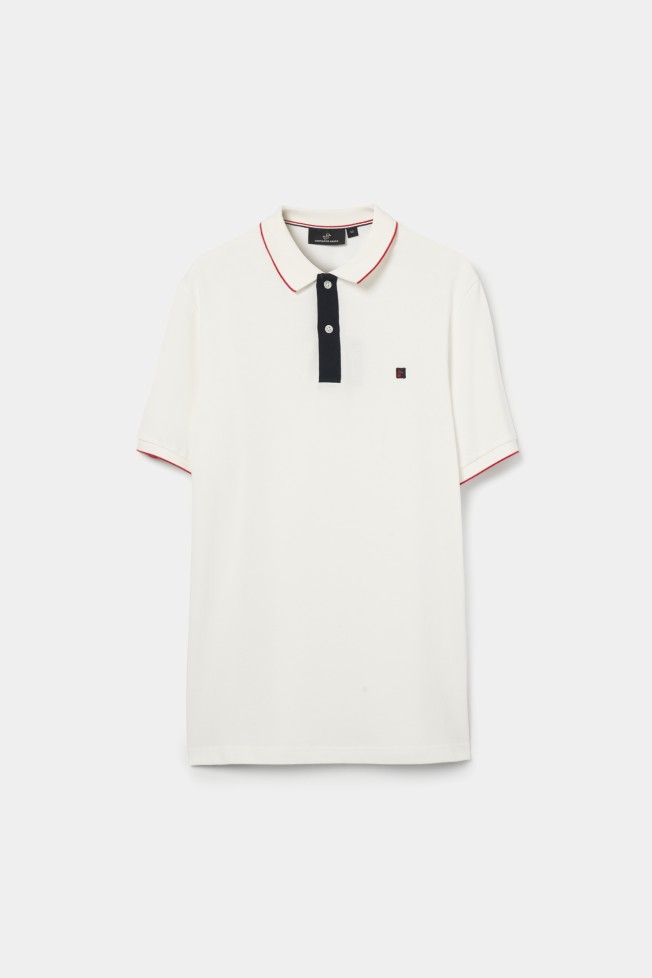 Polo piqué bicolor Polo piqué bicolor