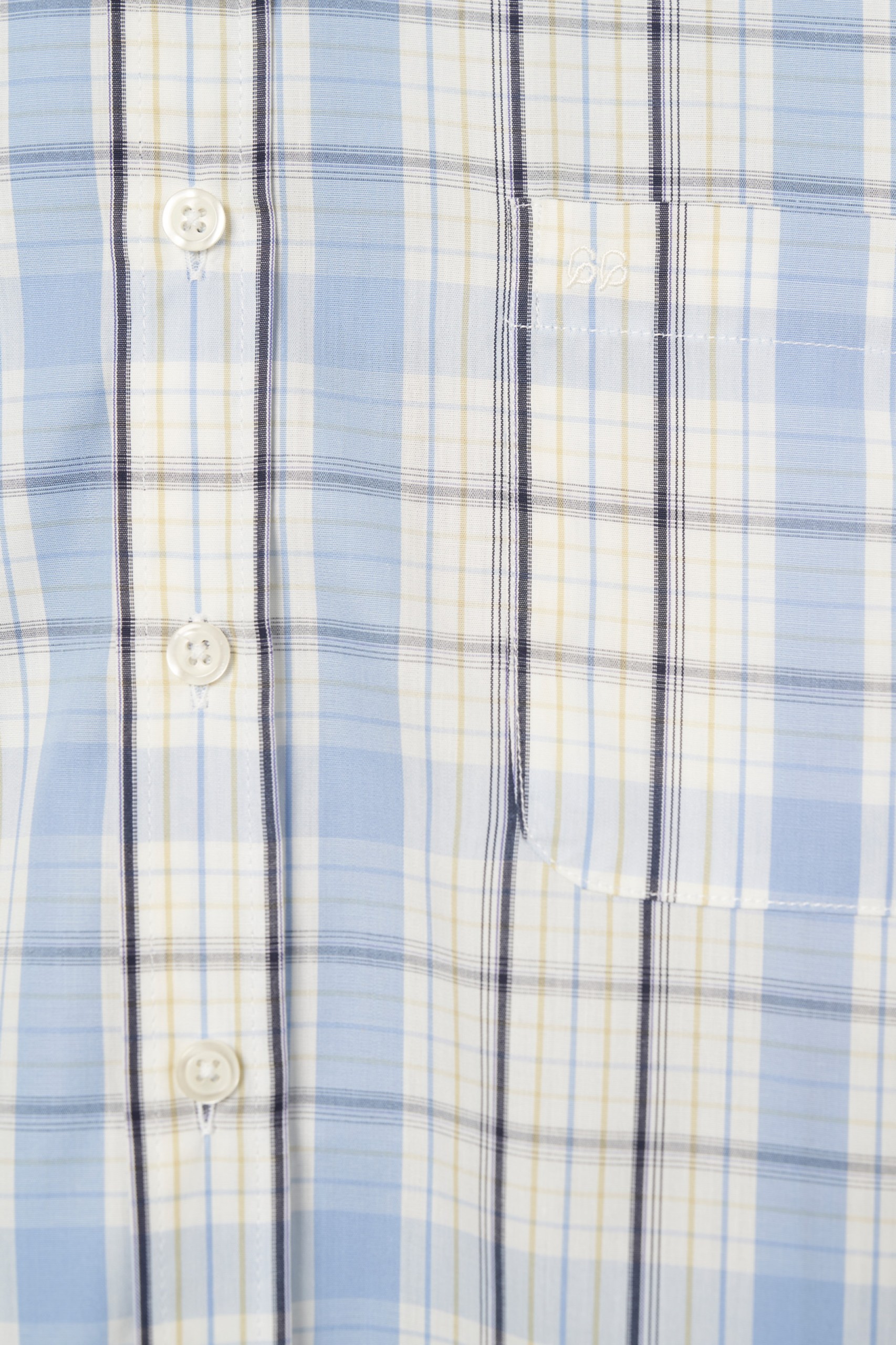 Camisa de cuadros de manga corta