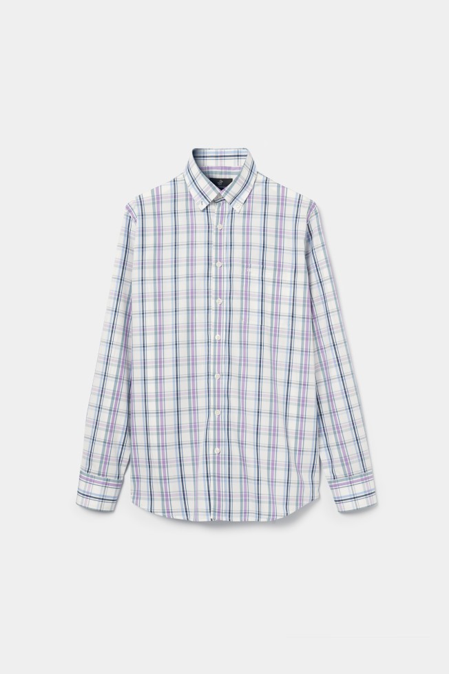 Camisa xadrez regular fit