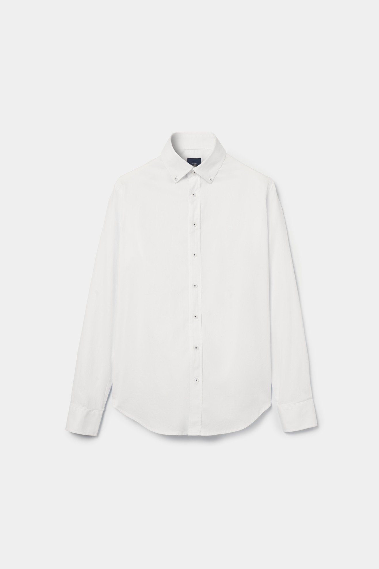 Camisa slim fit em algodo