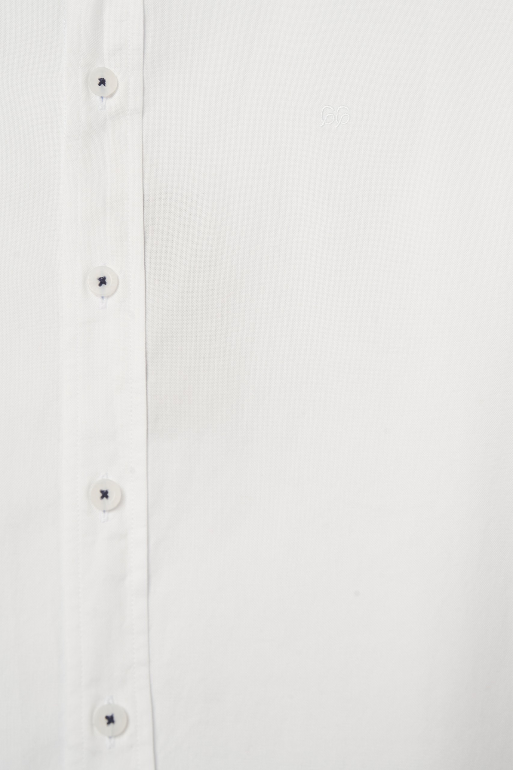 Camisa slim fit de algodón