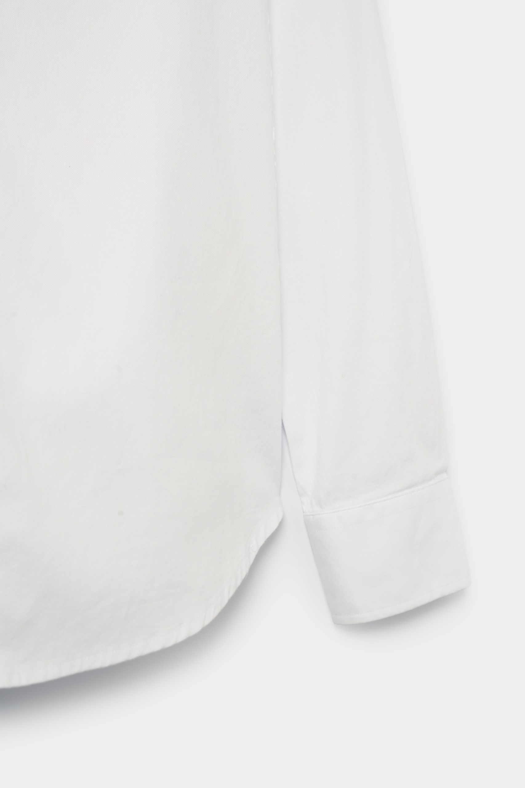 Camisa slim fit de algodón