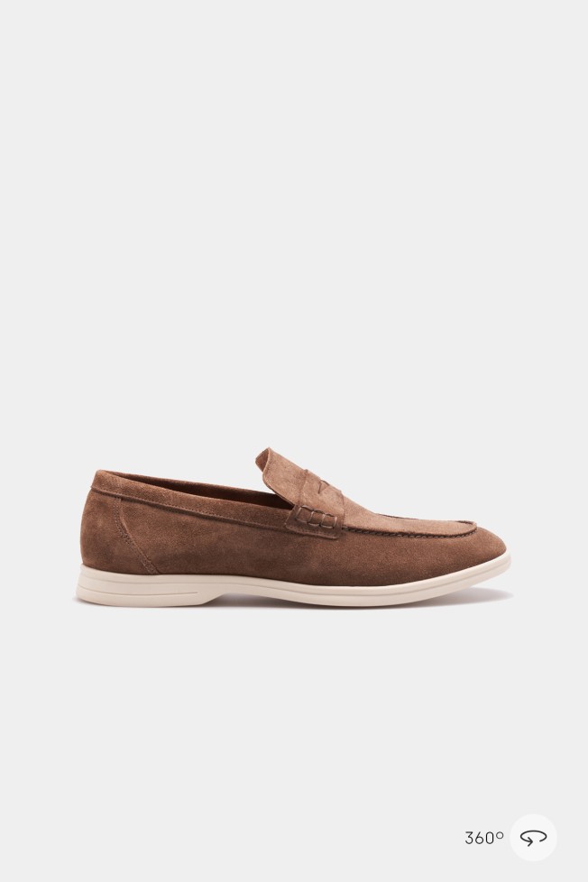 Mocasines de ante