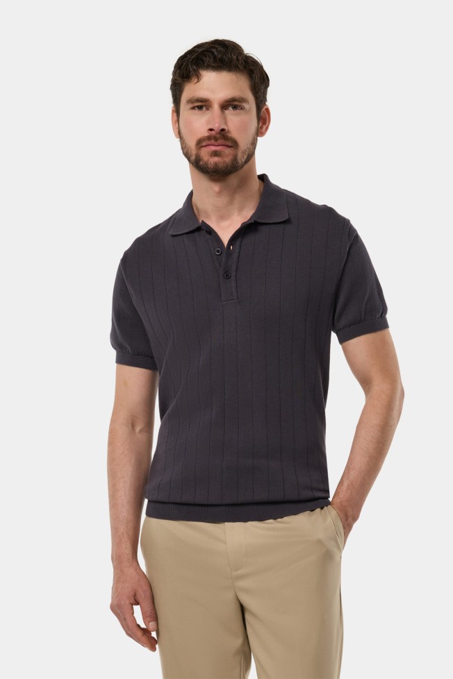 Polo de algodn regular fit