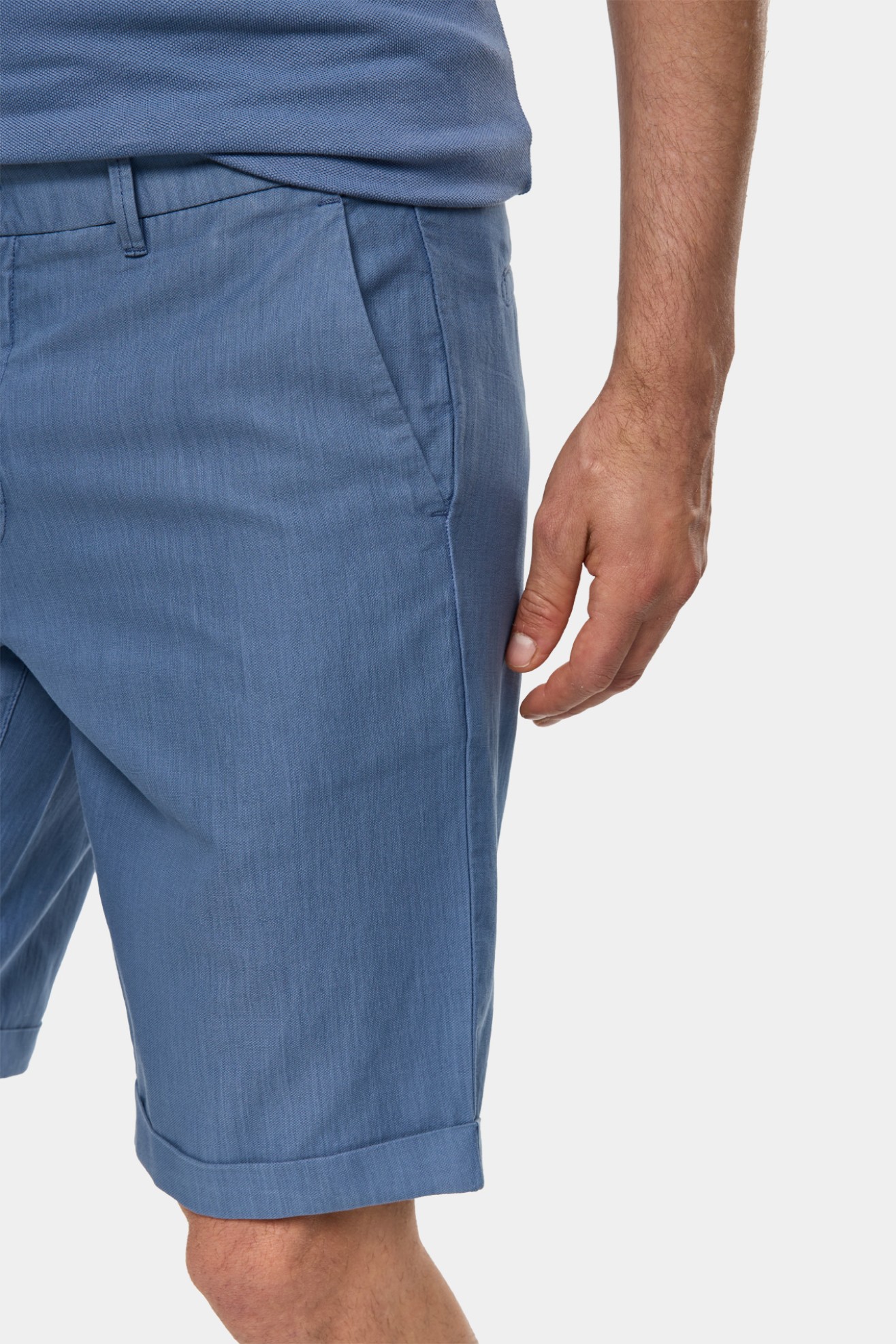 Cales bermuda em algodo regular fit