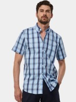 Camisa de cuadros de manga corta