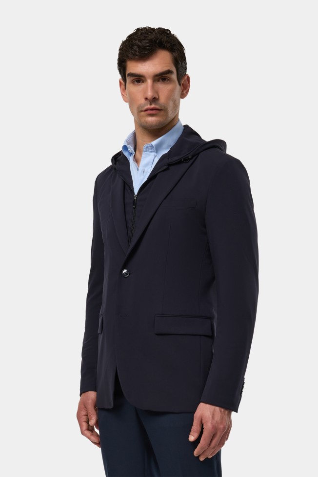 Americana slim fit con capucha Americana slim fit con capucha