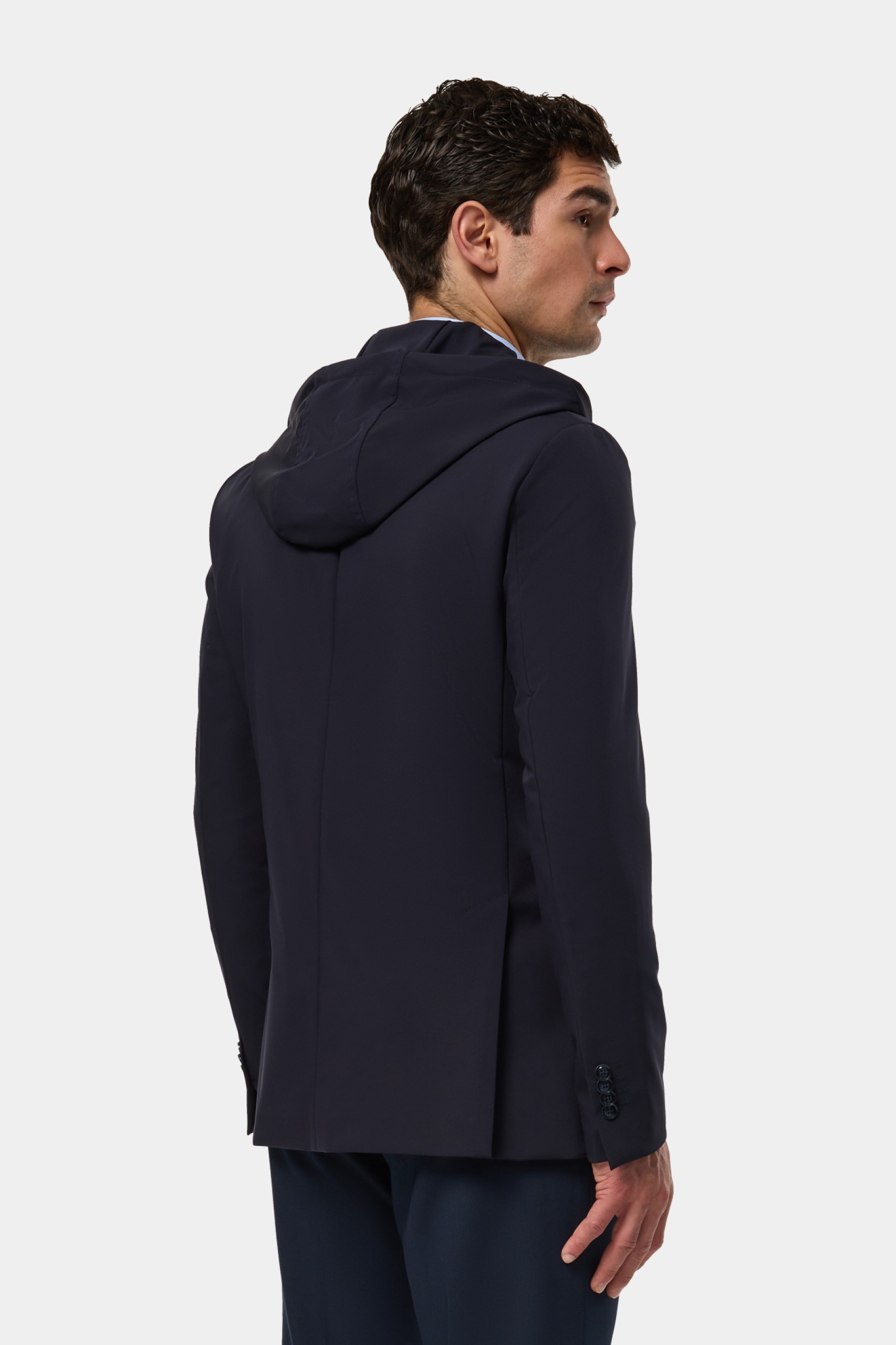 Americana slim fit con capucha