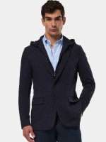 Blazer slim fit com capuz