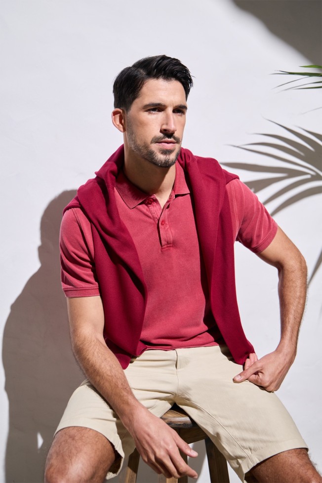 Polo garment dye regular fit Polo garment dye regular fit