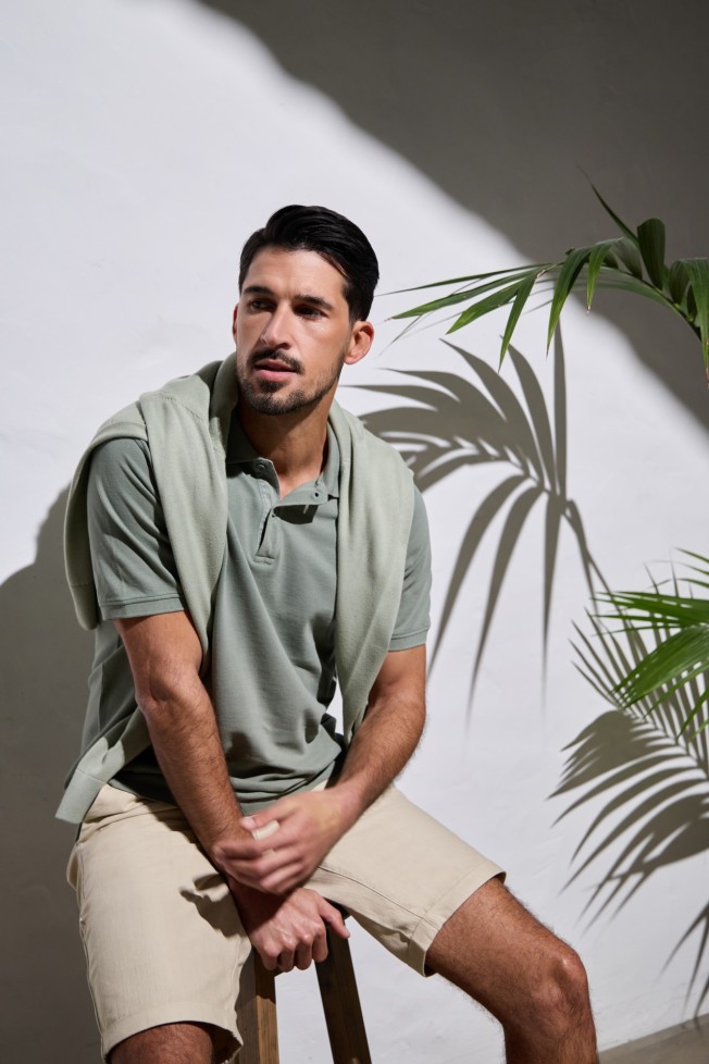 Polo garment dye regular fit