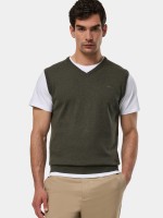 Chaleco de algodn y lana