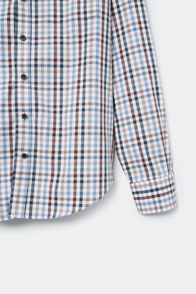 Camisa xadrez regular fit Camisa xadrez regular fit