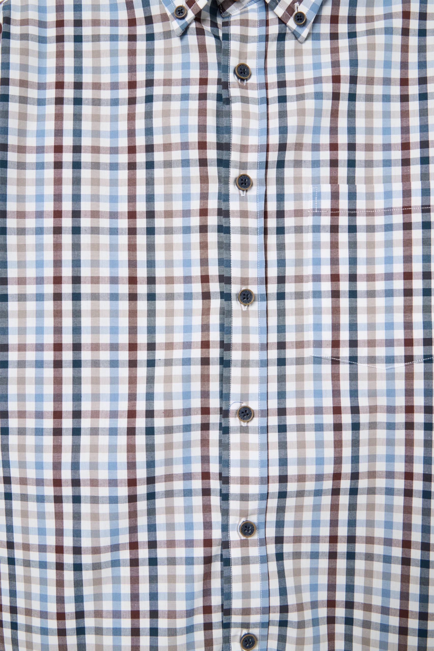 Camisa regular fit a cuadros